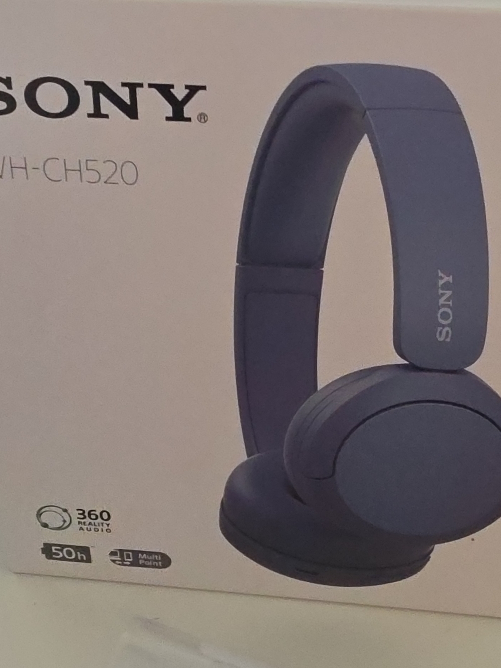 Sony WH-CH520 Wireless Headphones - Slate Blue